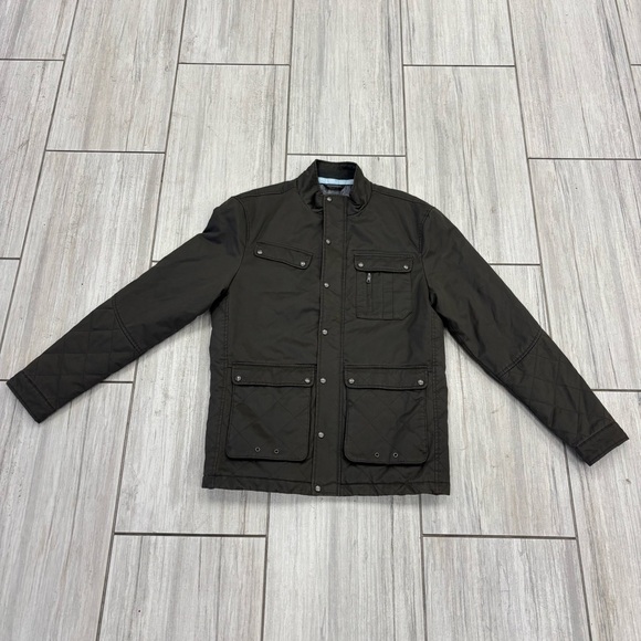 JOHNNIE-O NORTON UTILITY JACKET Olive Green Size Medium - Picture 2 of 6